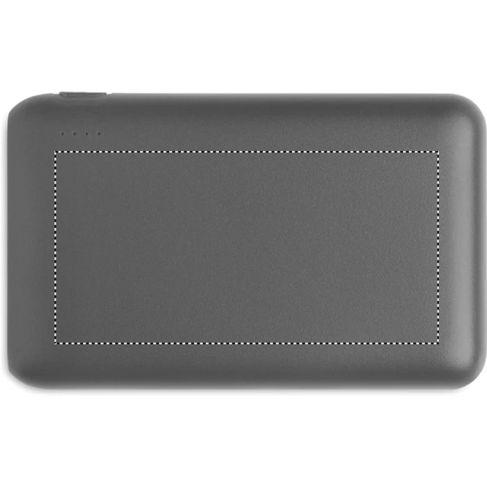 Schemat znakowania dla Doming - DO1 na gadżecie: Power bank 5000 mAh kamienny szary z recyklingu z logo