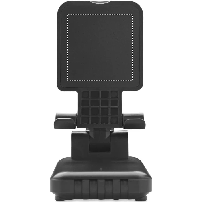 Schemat znakowania dla Tampondruk - P5 na gadżecie: Czarny power bank 10000 mAh ABS z kablem i podstawką