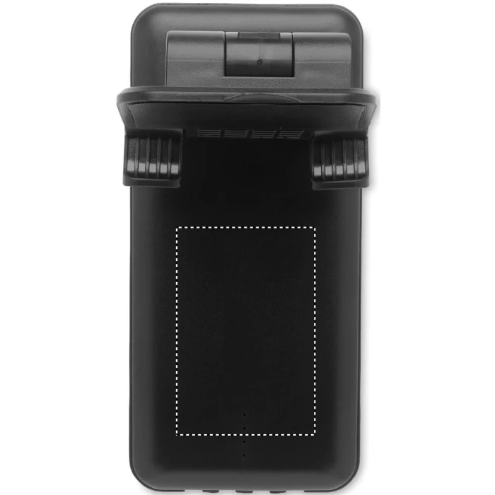 Schemat znakowania dla Etykieta - DL na gadżecie: Czarny power bank 10000 mAh ABS z kablem i podstawką