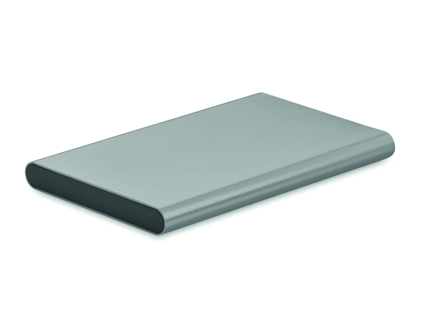 Powerbank tytanowy 4000 mAh z grawerem, USB-C – aluminium eco