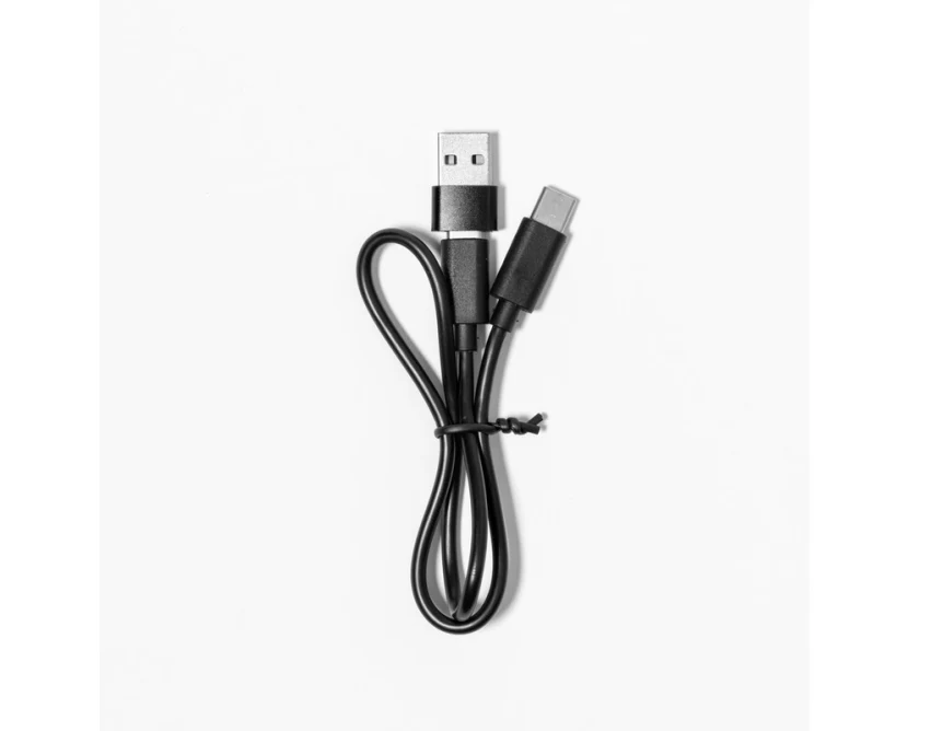 Szary notatnik RPET A5 z powerbankiem 5000 mAh i ładowarką 10W