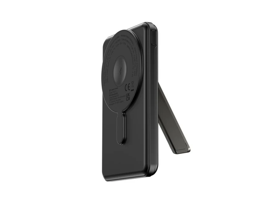 Czarny powerbank MagSafe 5000 mAh Urban Vitamin z logo