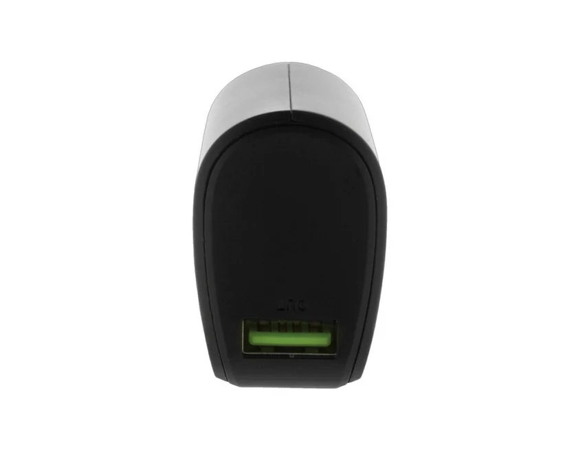 Czarny power bank 5000 mAh 20W USB-C PD z logo RABS