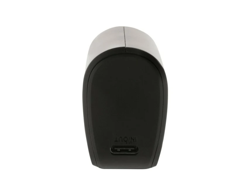 Czarny power bank 5000 mAh 20W USB-C PD z logo RABS