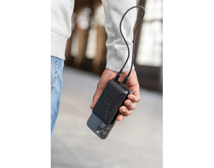 Powerbank 10000 mAh Urban Vitamin Sonoma czarny USB-C PD