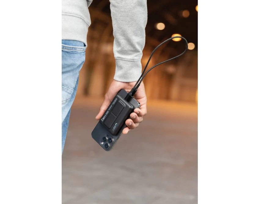 Powerbank 10000 mAh Urban Vitamin Sonoma czarny USB-C PD