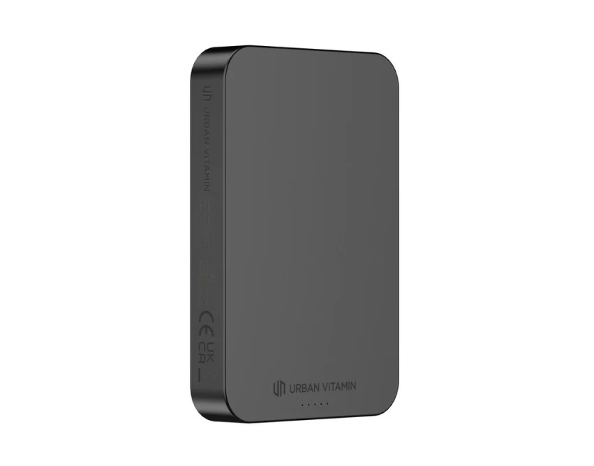Power bank 10000 mAh Urban Vitamin Compton czarny z logo