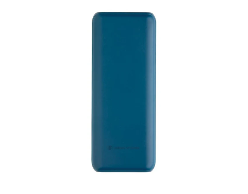 Niebieski power bank 20000 mAh Urban Vitamin z logo firmy