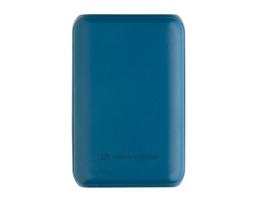Niebieski power bank reklamowy 10000 mAh Urban Vitamin