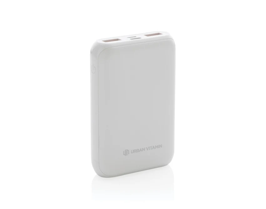 Biały Powerbank 10000 mAh PD 18W z Logo Firmowym