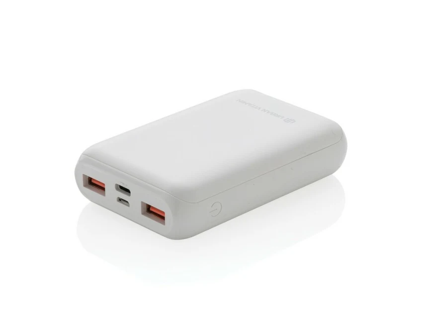 Biały Powerbank 10000 mAh PD 18W z Logo Firmowym