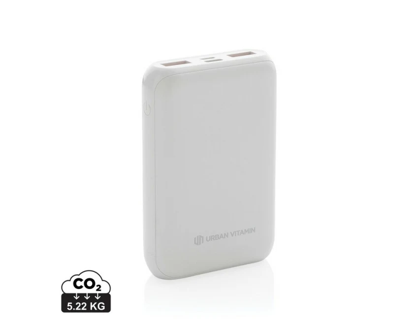 Biały Powerbank 10000 mAh PD 18W z Logo Firmowym