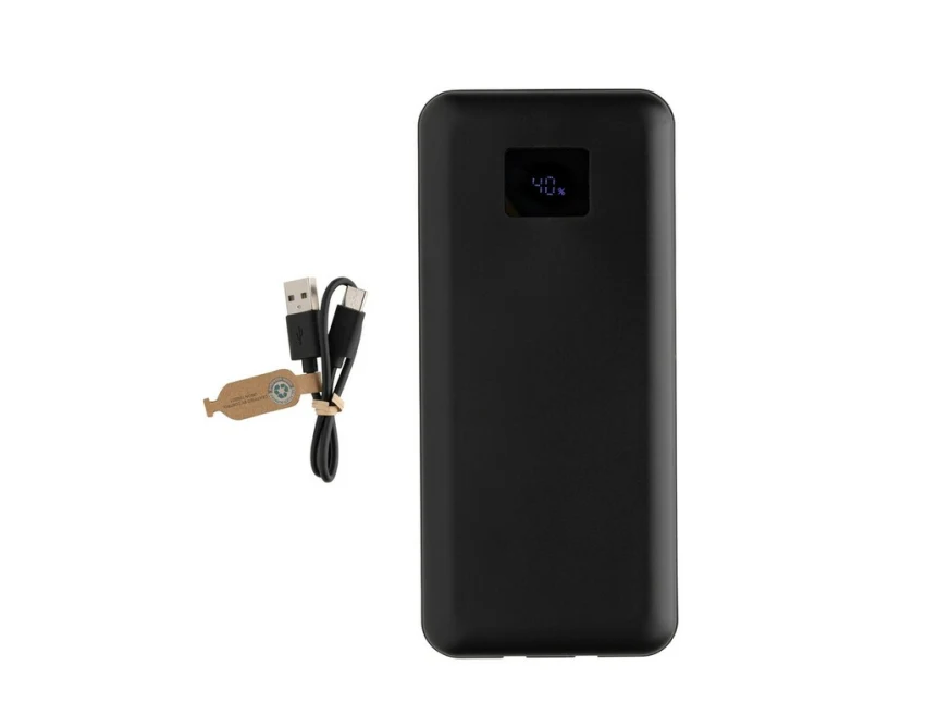 Power bank 20000mAh RABS 65W czarny z logo – premium prezent