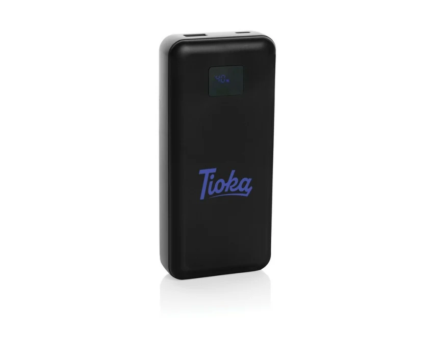 Power bank 20000mAh RABS 65W czarny z logo – premium prezent