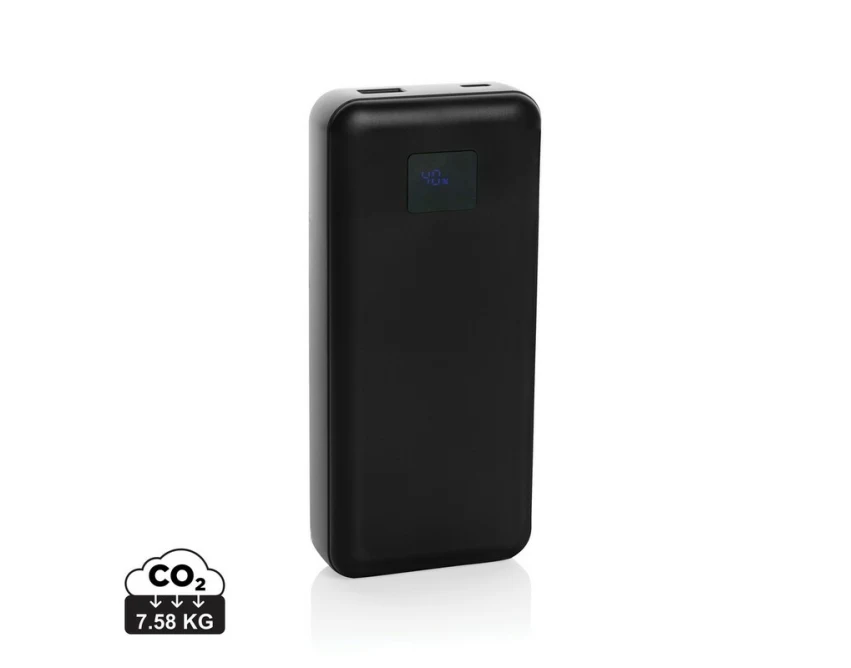 Power bank 20000mAh RABS 65W czarny z logo – premium prezent