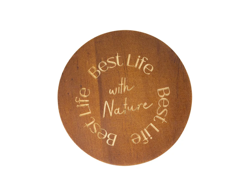 Świeca zapachowa Imola 220g z logo, szara, z grawerem