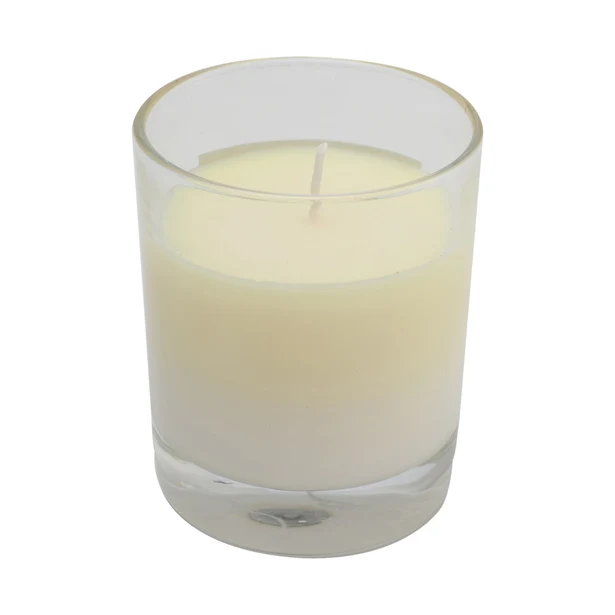 Świeca zapachowa z logo 125g jaśmin & granat transparentna