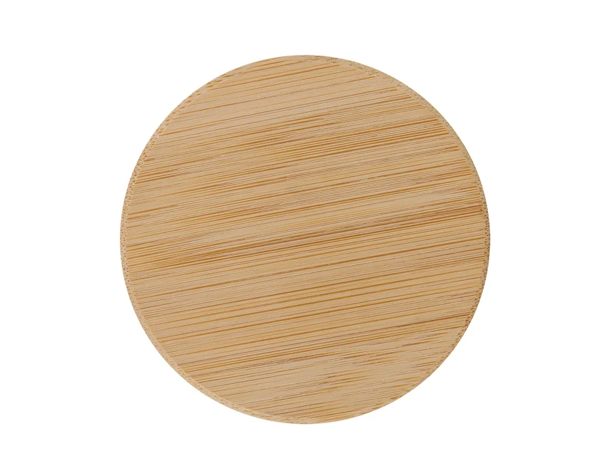 Świeca z logo firmy, zielone matowe szkło, zapach jaśminu