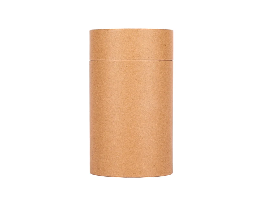 Szara świeca zapachowa 150g z logo w szkle – musk tea