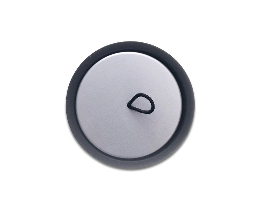 Świeca Sintra czarna 150g z logo – miód i wanilia, beton