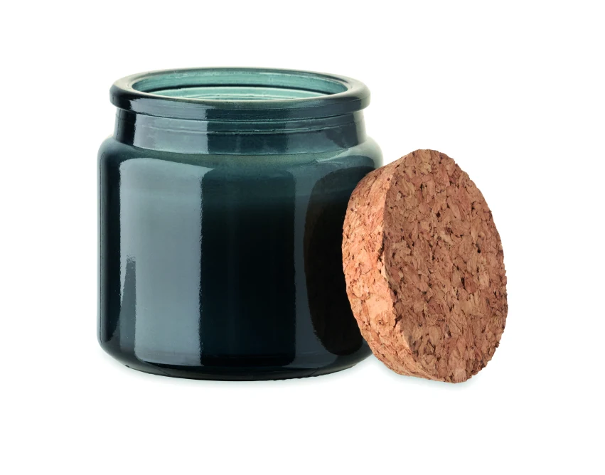 Świeca Valo 70g z logo, francuski granat, wanilia