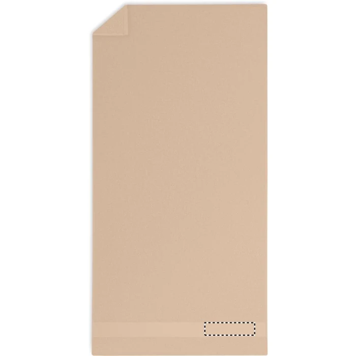 Schemat znakowania dla Haft - E na gadżecie: Ręcznik 140x70 kość słoniowa z logo, bawełna organiczna