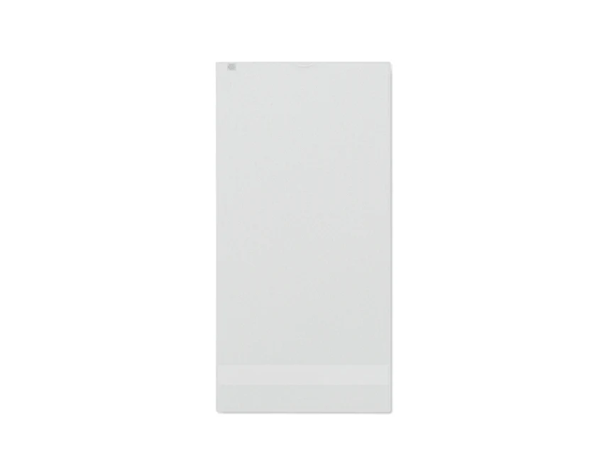 Biały ręcznik bawełniany 100x50 z logo, OEKO-TEX, eco