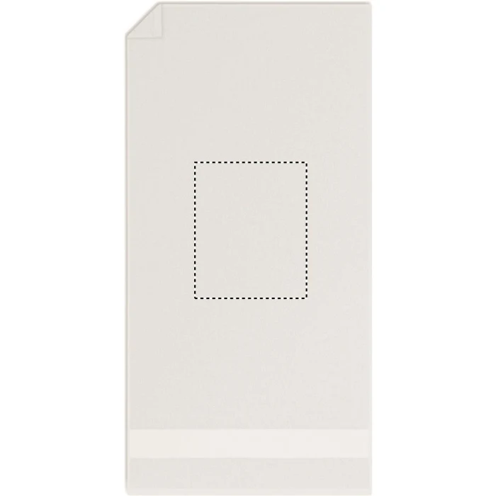 Schemat znakowania dla Haft - E na gadżecie: Biały ręcznik bawełniany 100x50 z logo, OEKO-TEX, eco