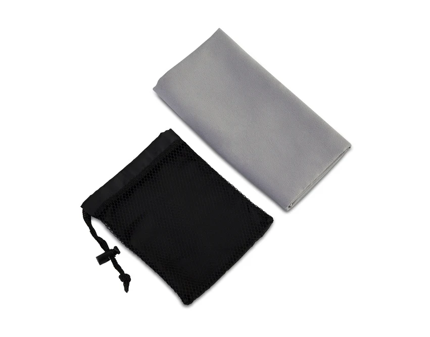 Ręcznik sportowy Frisky szary 40x80 z logo w etui