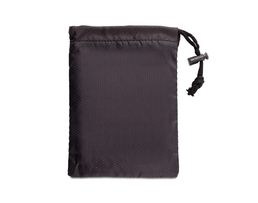 Ręcznik sportowy Frisky niebieski z etui i nadrukiem logo