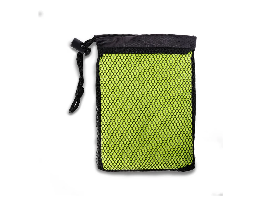 Ręcznik sportowy Frisky jasnozielony 40x80 z logo