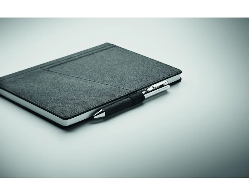 Scribi 4 – Czarny ekologiczny zestaw upominkowy RPET