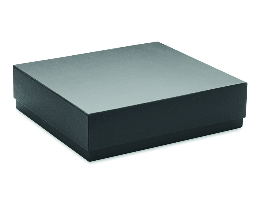 Luksusowy czarny zestaw prezentowy: notes, długopis, butelka