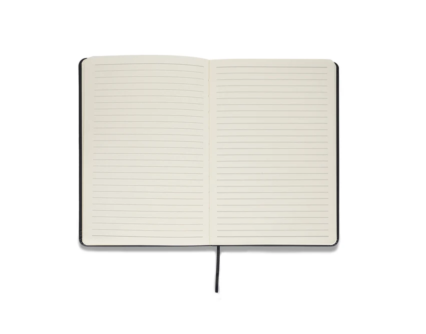 Czarny zestaw Nebraska: notes A5, długopis i brelok z logo