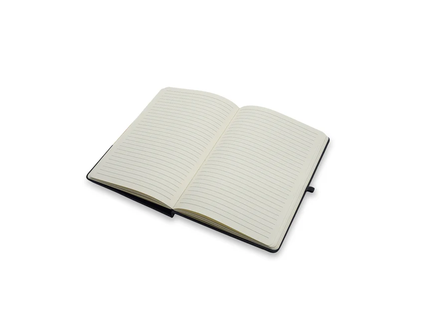 Czarny zestaw notes z długopisem Fold i bambusem