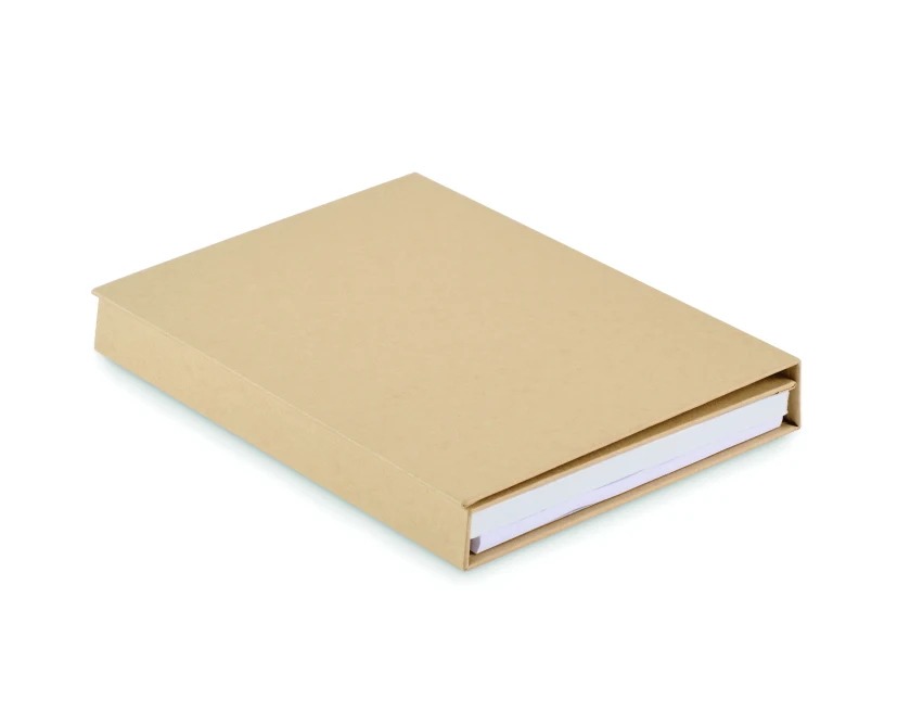 Zestaw piśmienniczy Cenote beżowy z notesem z recyklingu