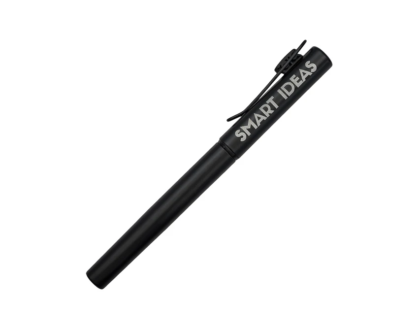 Pedri czarny zestaw piśmienniczy metalowy z grawerem logo