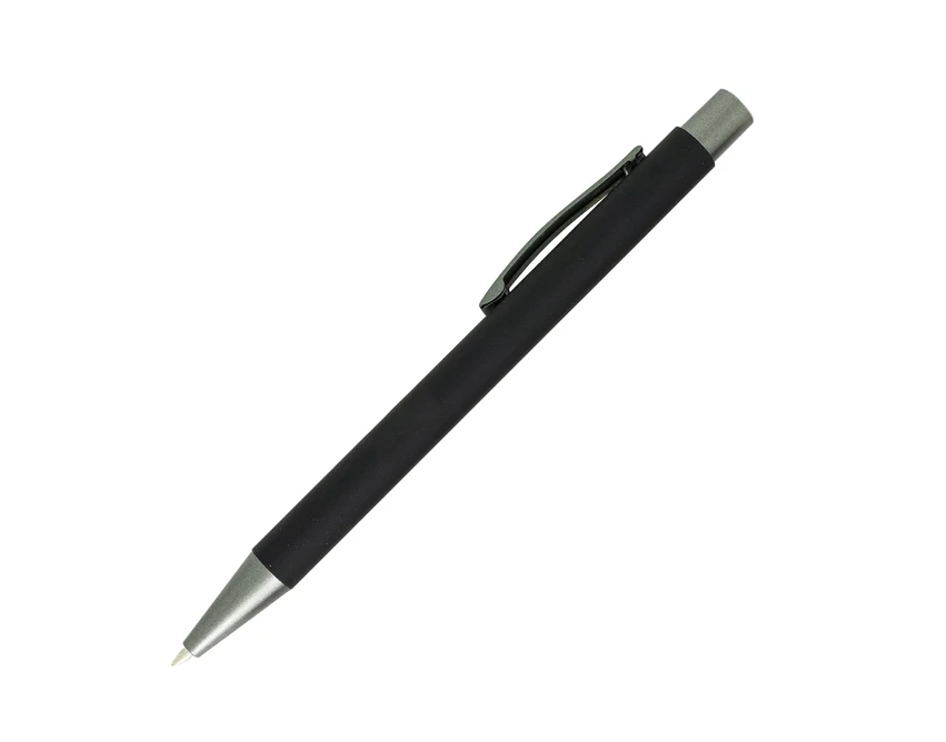 Jetmoreno czarny zestaw: pióro kulkowe i długopis z grawerem
