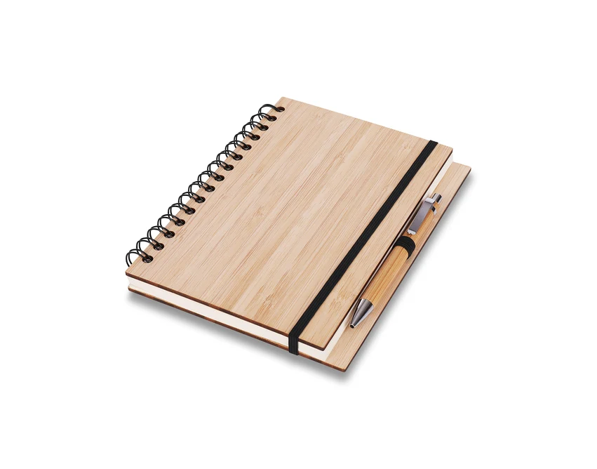 Tonala czarny – bambusowy zestaw upominkowy z grawerem