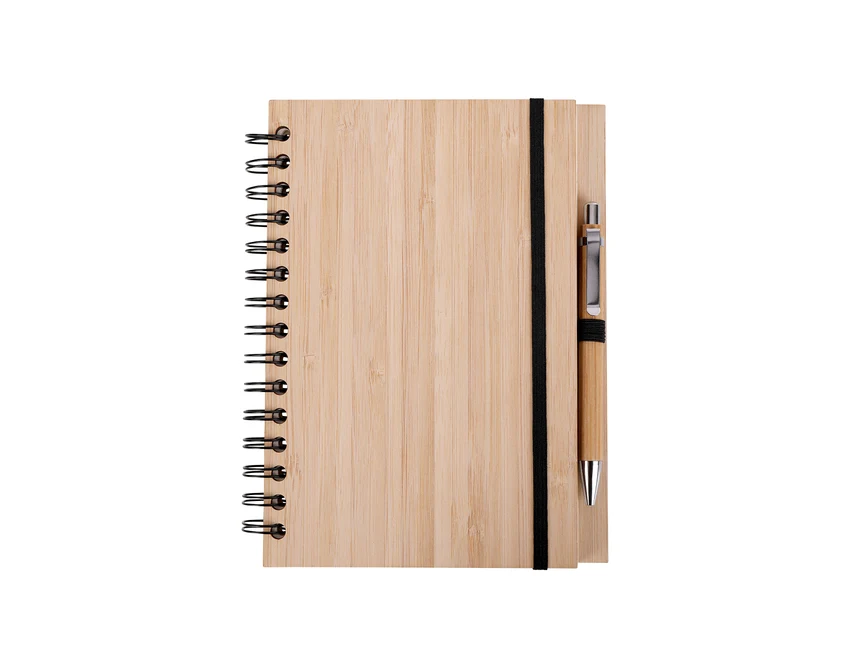 Tonala czarny – bambusowy zestaw upominkowy z grawerem