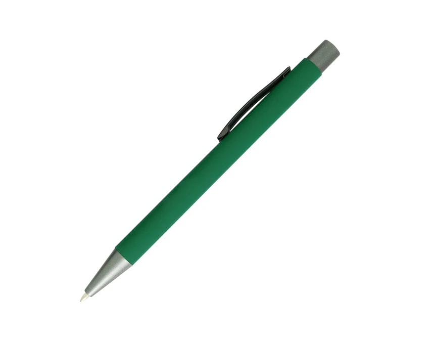 Jetmore zielony zestaw: długopis i pióro kulkowe z logo