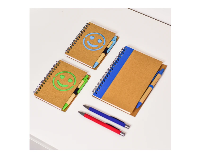 Jetmore czerwony zestaw: długopis i pióro z logo + etui