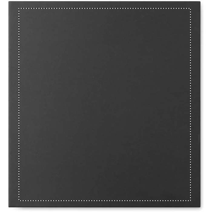 Schemat znakowania dla Sitodruk - S2 na gadżecie: Luksusowy czarny zestaw prezentowy: notes, długopis, butelka