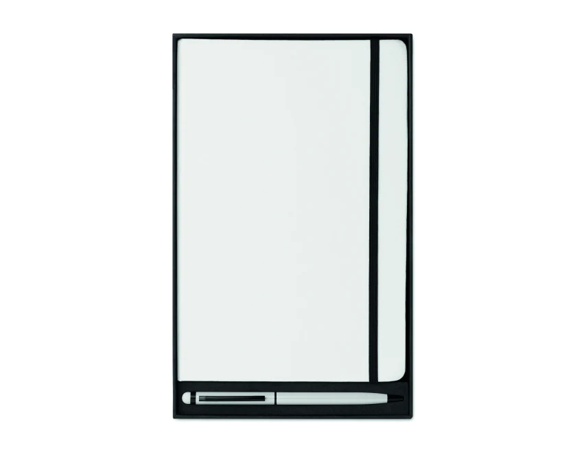 Biały notes A5 z długopisem i rysikiem Neilo set