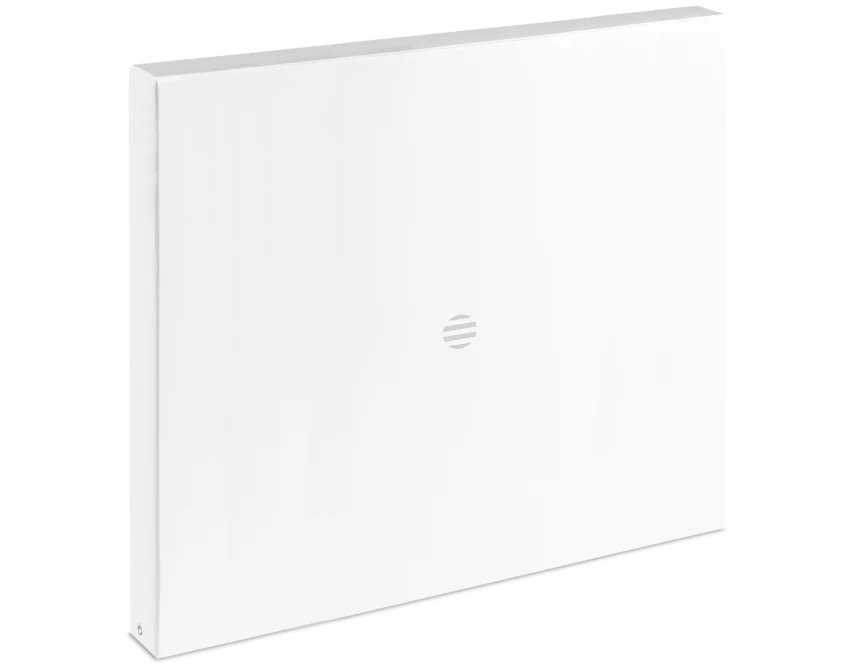 Notes A5 RPET z bambusowym długopisem kamiennoszary