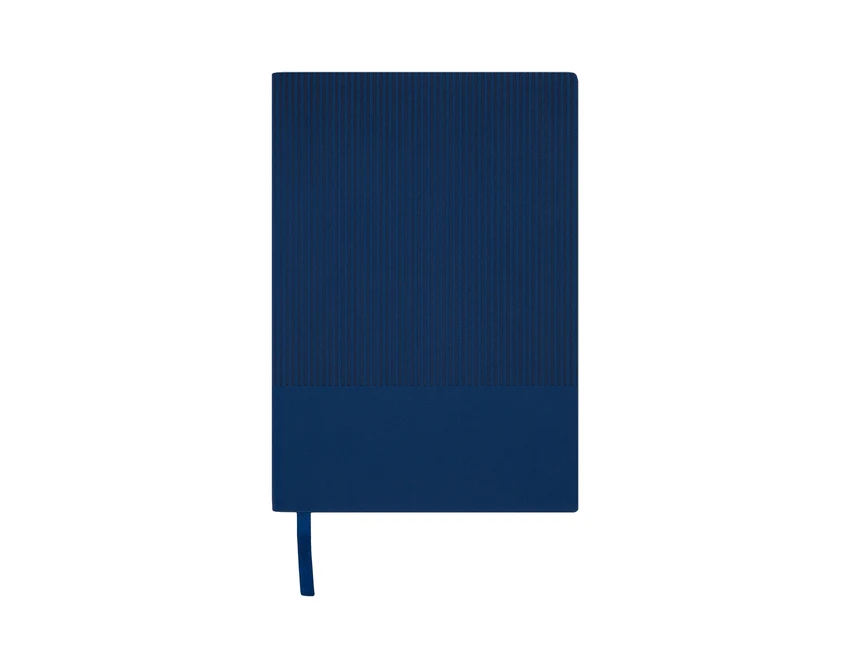 Lovina: granatowy zestaw notes A5 i długopis z logo