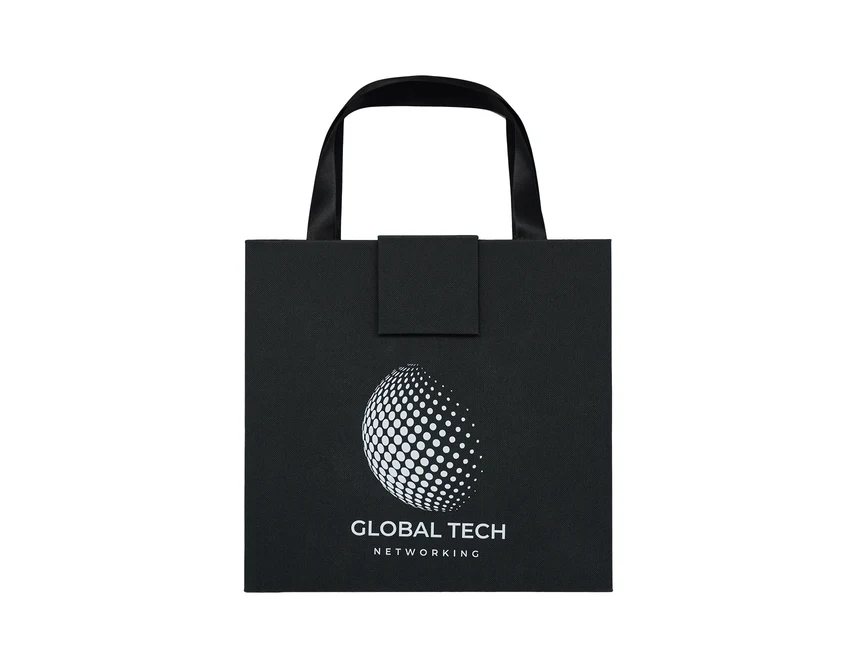 Czarny zestaw Lovini: notes A5 PU + długopis z logo