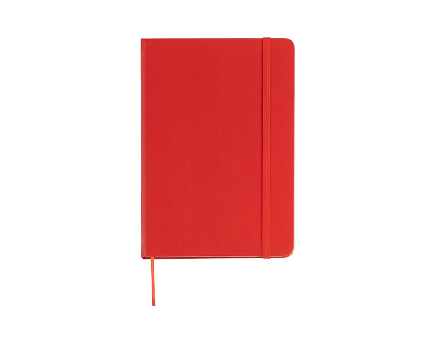 Czerwony notes A5 z długopisem i rysikiem Abrantes w pudełku