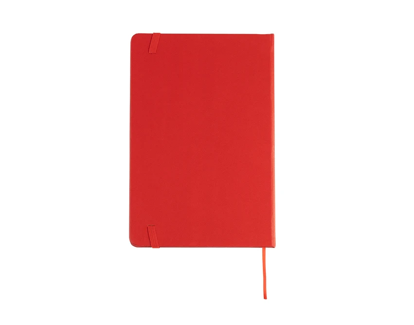 Czerwony notes A5 z długopisem i rysikiem Abrantes w pudełku