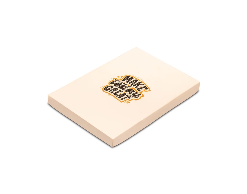 Zielony notes korkowy A5 z logo i eko długopisem Tossa